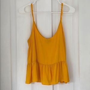 Topshop peplum tank